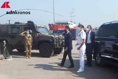 Conte a Beirut, visita al cratere dell’esplosione 