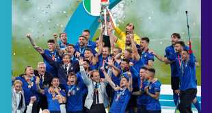 Italia Campione d'Europa . Immagine Sky Sport. a.r.r.