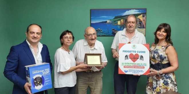 Progetto Cuore: la “San Michele” dona un defibrillatore alla Pro Loco di Cancello Scalo