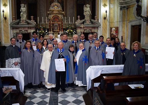 Ai Camaldoli la solenne investitura dei cavalieri dell’Ordine Militare di Santa Brigida