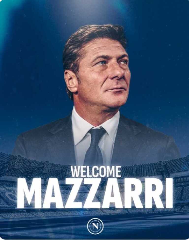 Ufficiale : Walter Mazzarri nuovo allenatore del Napoli arriva ufficialità con  tweet del Napoli 