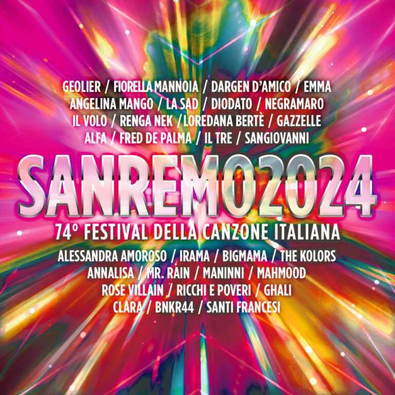 Il 9 febbraio esce in doppio CD “SANREMO 2024”, la compilation ufficiale della 74ª edizione del Festival di Sanremo!