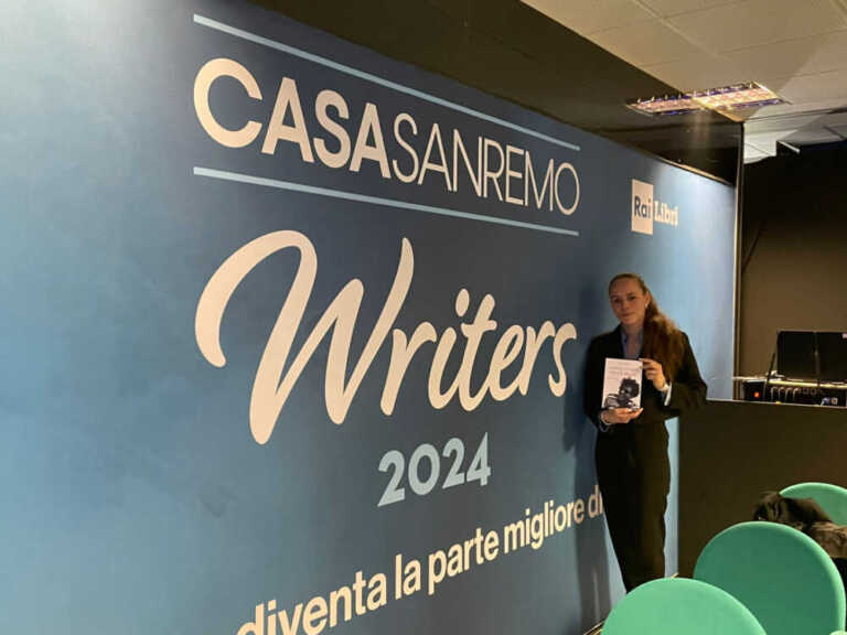 ALICE PORTA : con il suo nuovo libro “Con il cuore tra le righe” la giovane autrice ha portato il ricordo di Michele Merlo a Sanremo