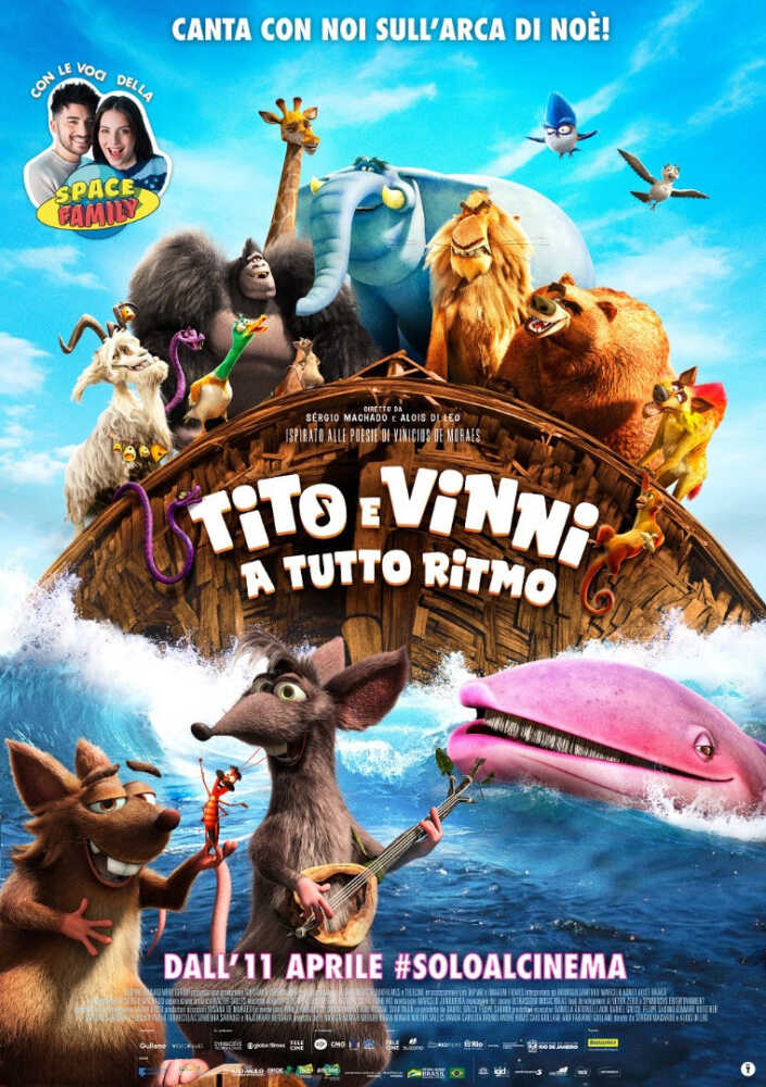 Dall’11 Aprile in sala ”Tito e Vinni a tutto ritmo”, film musicale d’animazione con le voci della SpaceFamily Notorious