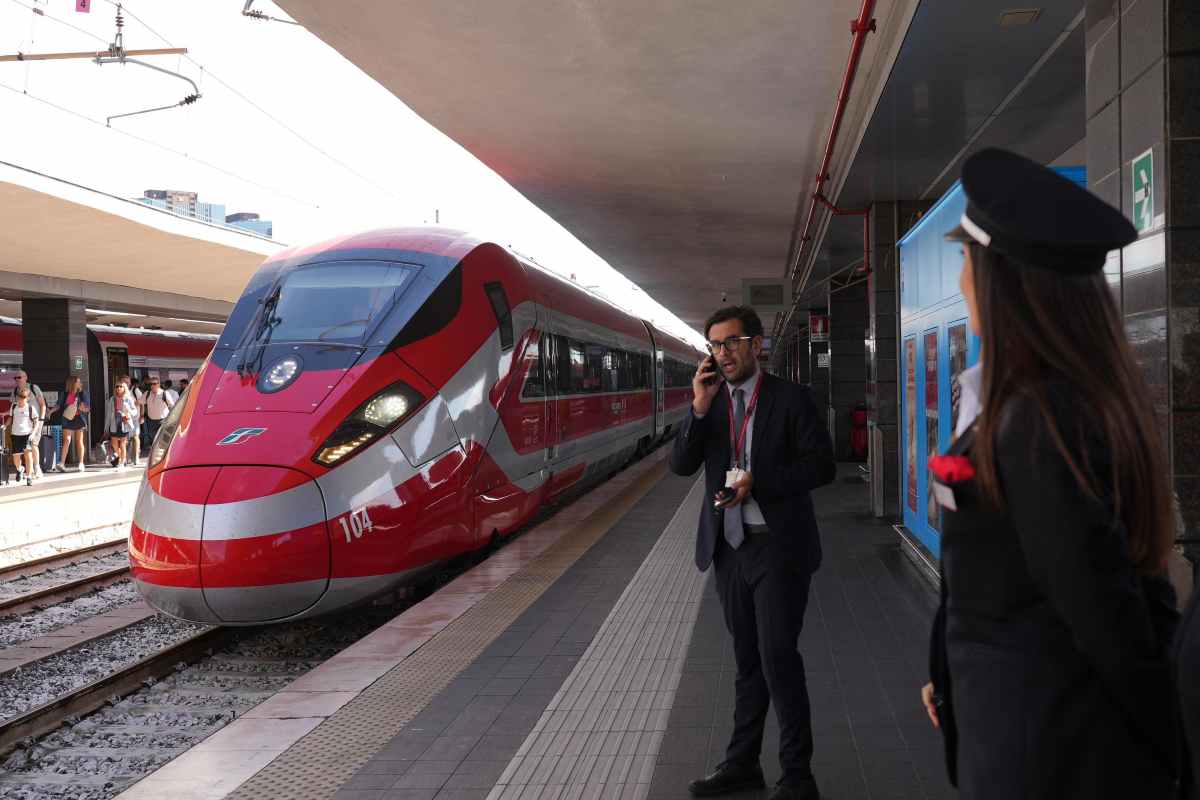 Treno Frecciarossa in stazione